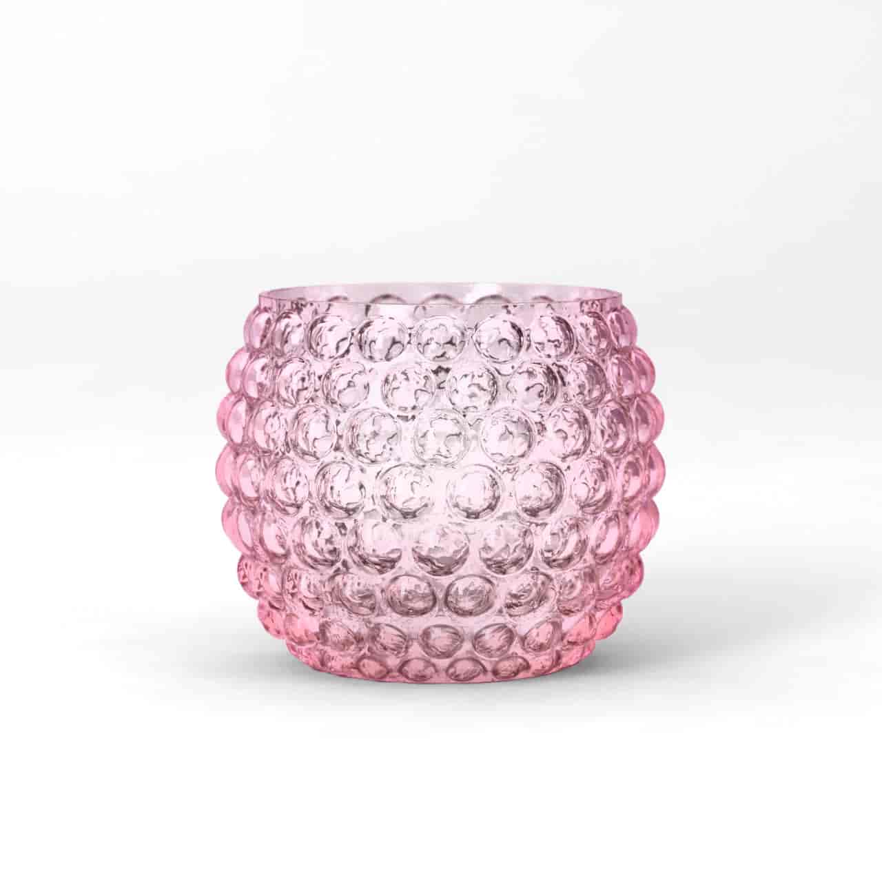 Bubbles ljuslykta Rosa