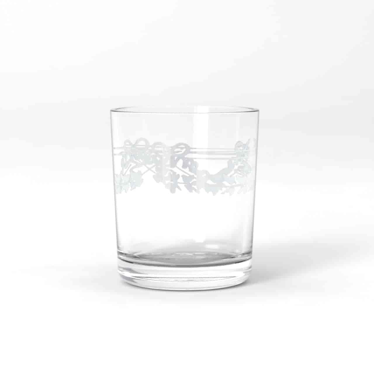 Antik tumblerglas med dekor 15 cl. Antik tumblerglas med dekor 15 cl.